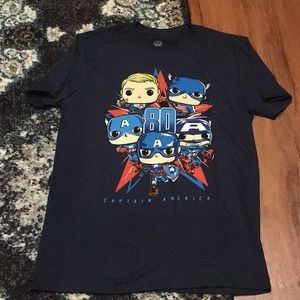 POP TEES.  MARVEL “Captain America”